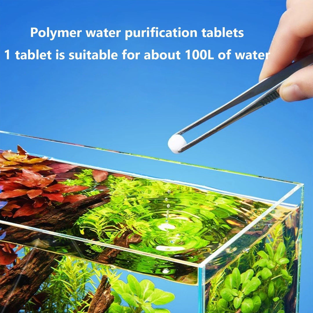 Cadorn High - Quality Polymer Water Purification Tablets for Fish Tank - Water Quality Purification, Softening & Deodorization