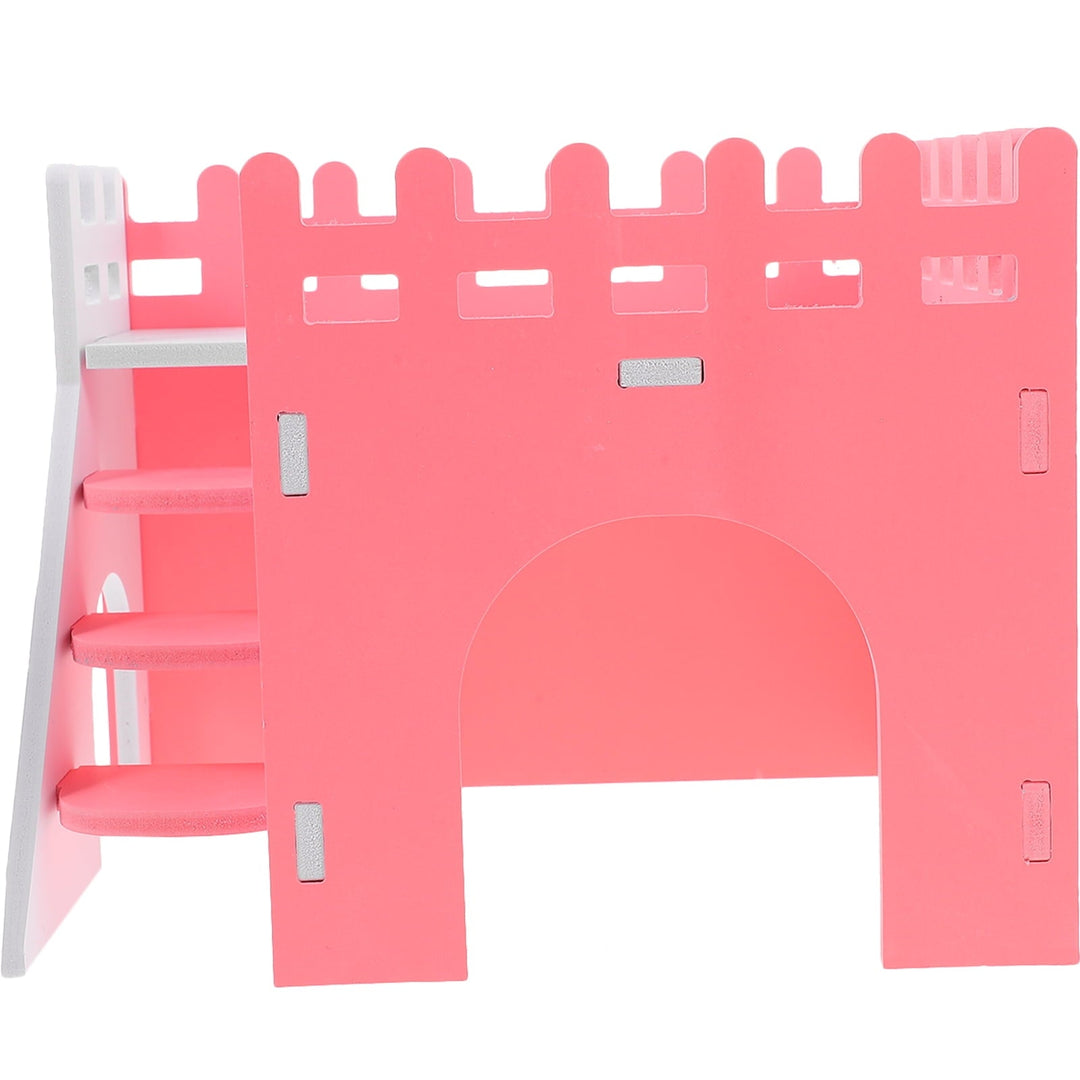 DECORNIJIA Pet Hut Hamster Hideout Pink 1 Set 7.9x5.9x5.9in