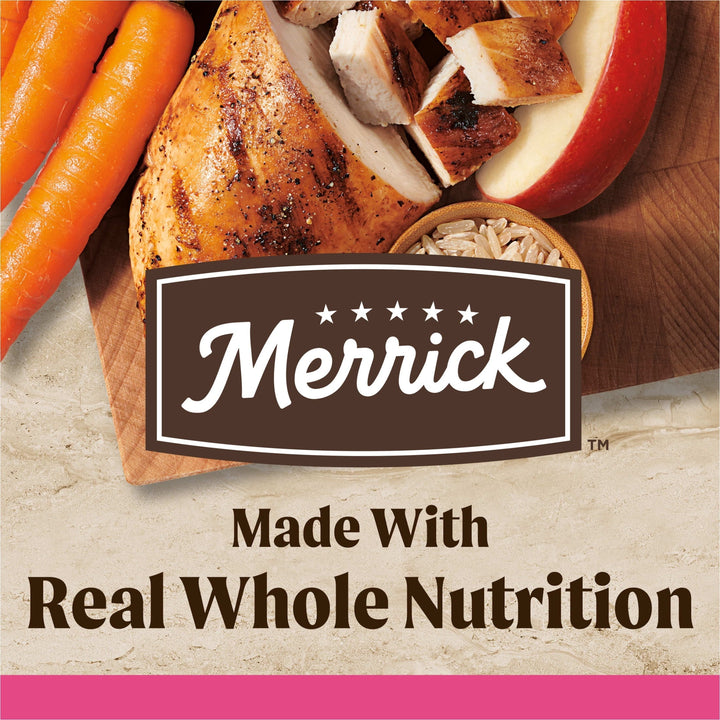 Merrick Healthy Grains Premium Dry Dog Food For Small Dogs, Wholesome And Natural Kibble, Small Breed Recipe, 12.0 lb. Bag
