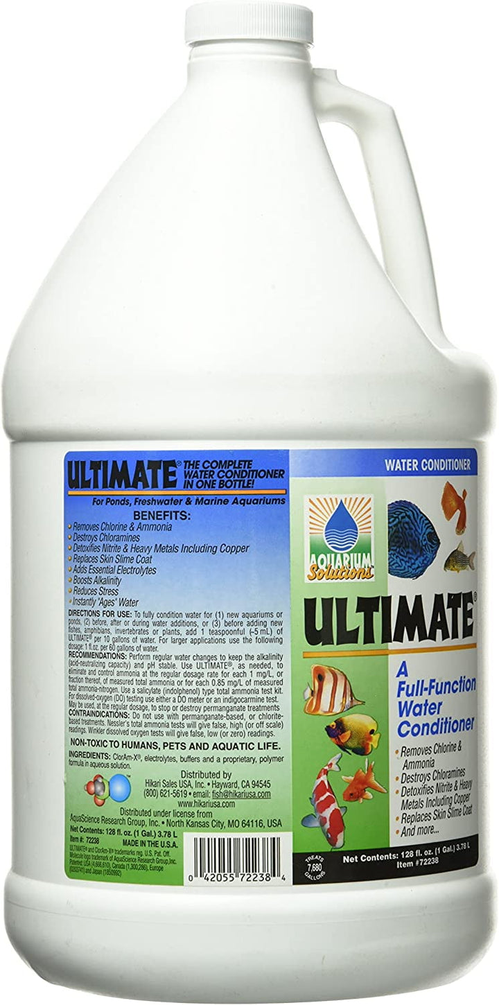 Hikari Usa AHK72238 Ultimate Water Conditioner for Aquarium, 1-Gallon