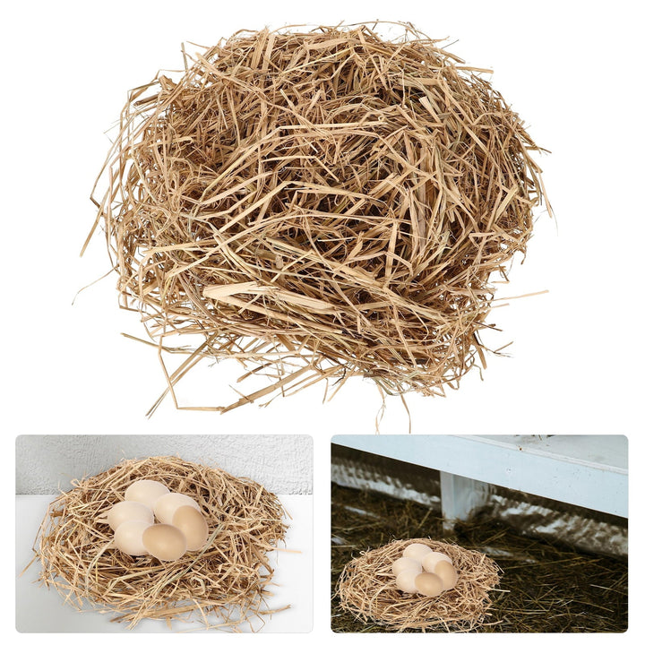 PMine 1 Set Chicken Bedding Liner Chicken Coop Nesting Straw Chicken Bedding Shredded Straw (250g)