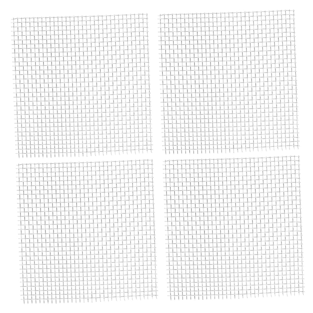 ROSENICE 15Pack Silver Square Aquatic Moss Mesh for Low Maintenance and Freshwater
