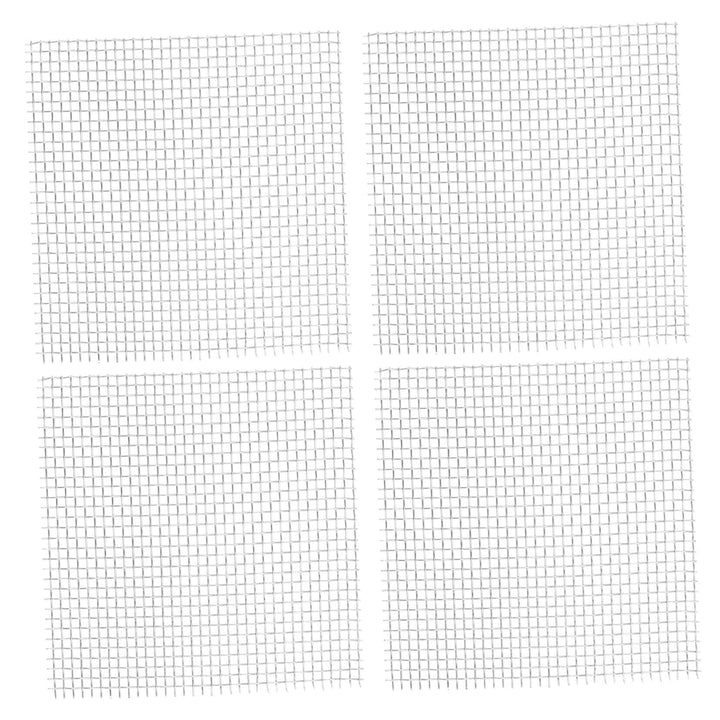 ROSENICE 15Pack Silver Square Aquatic Moss Mesh for Low Maintenance and Freshwater