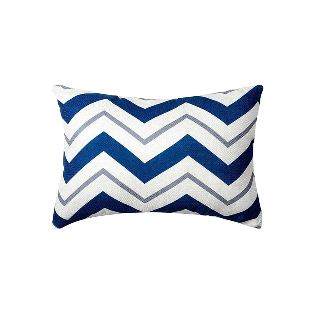 RKZDSR Waterproof Outdoor Chaise Lounge Headrest Cushion Cover - Striped Pillow for Patio & Garden, Comfortable & Stylish Cushion Insert Included