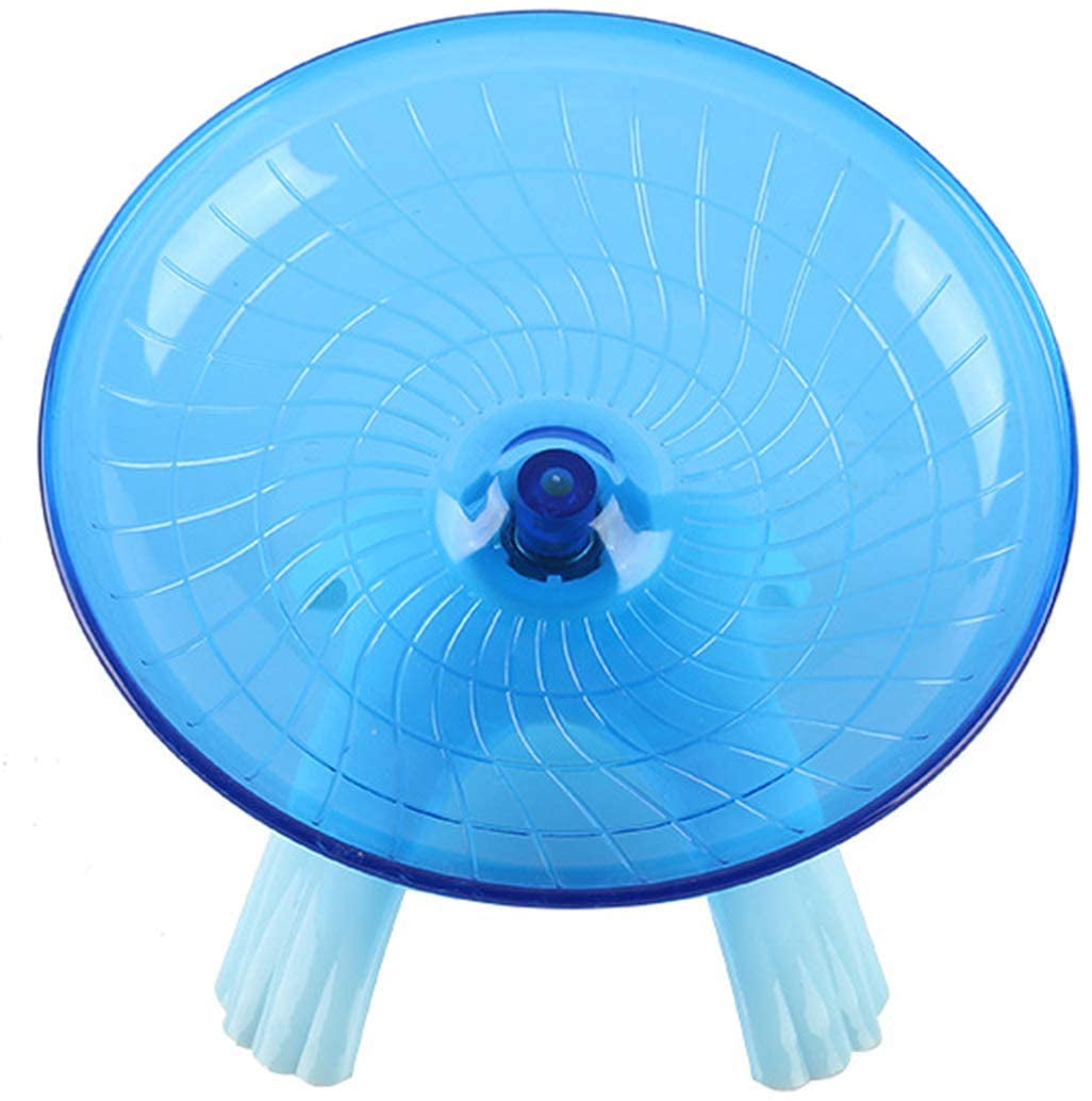 Hamster Flying Saucer Silent Running Exercise Wheel for Gerbil Rat Mouse Hedgehog Small Animals