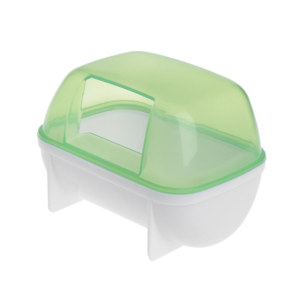 CIYISON Cute Dwarf Hamster Bathroom Chinchilla Sauna Room Plastic Sand Bath House for Ferret Hedgehog Squirrel Small