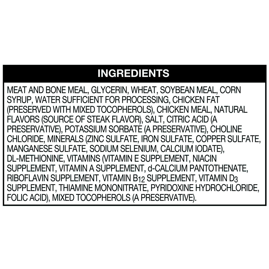 Ol' Roy Semi Moist Steak Flavor Dog Food, 4.5 lb, 12 Pouches