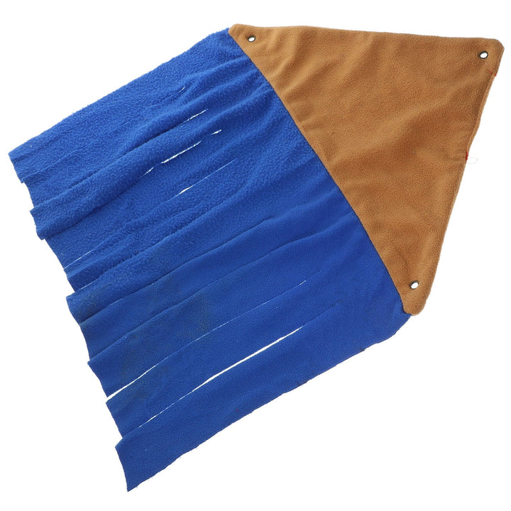 FUTUREORYY Hideaway For Hamster Bunny Corner Hammock Navy Blue 1 Set 12x11.6x10.8in