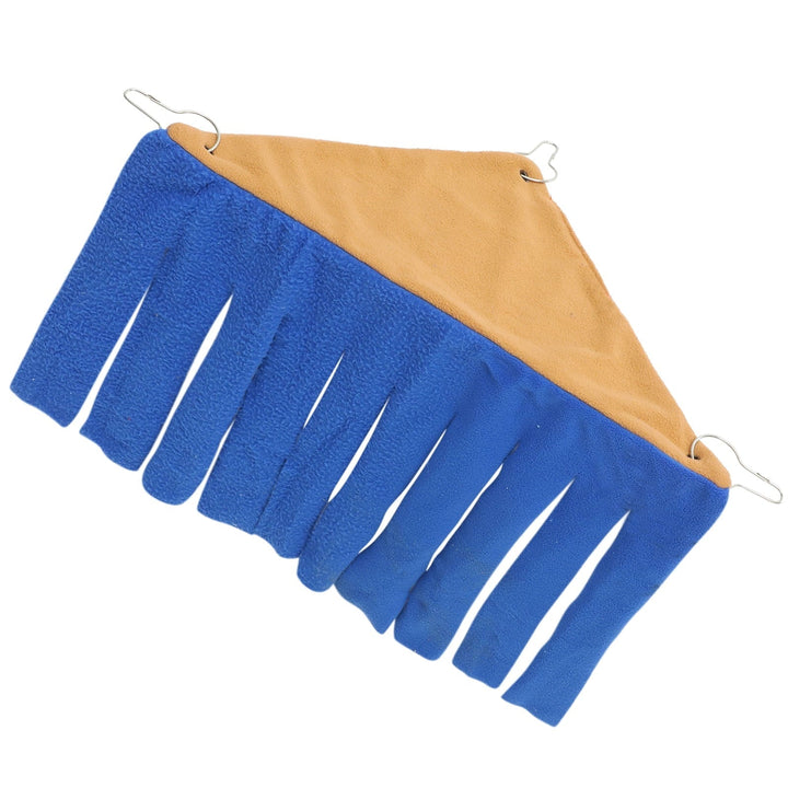 FUTUREORYY Hideaway For Hamster Bunny Corner Hammock Navy Blue 1 Set 12x11.6x10.8in