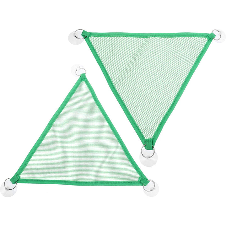 RENACLIPY Pet Hammock for Cage Good Air Permeability Green 2Pcs