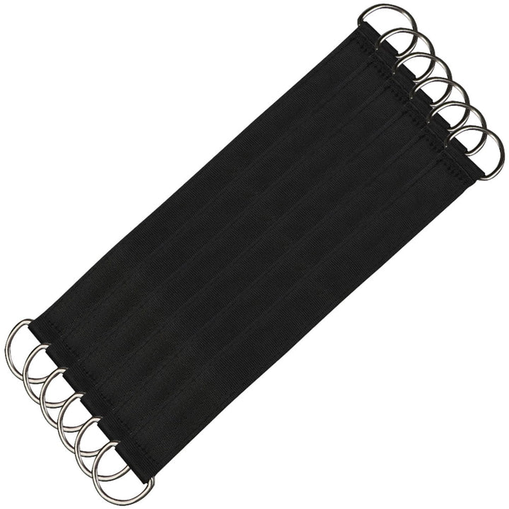 PAMINGONO 6Pcs Tree Hanging Strap Black Stainless Steel for Hammock Ropes and Outdoor Picnics