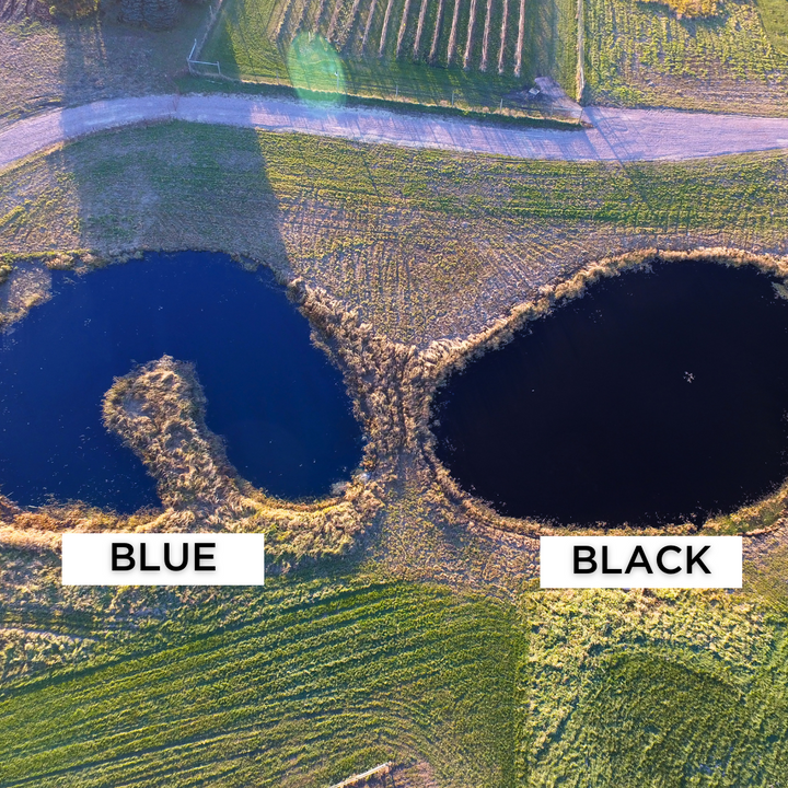 Healthy Ponds Blue Pond Water Dye – Pourable Granules, 17.6 oz Treats Up to 1.7 Million Gallons