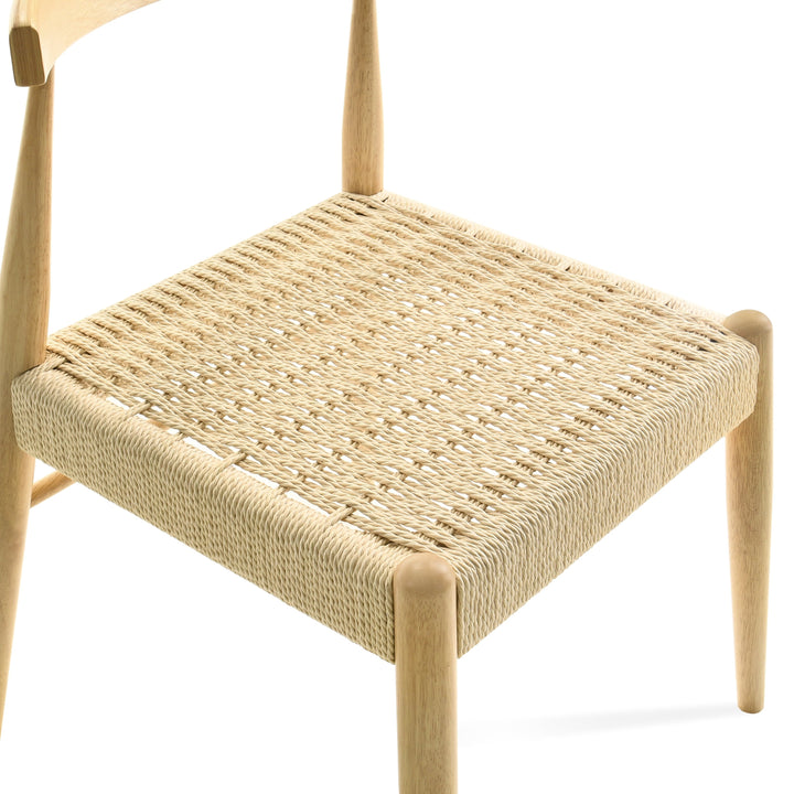 XDECO Wooden Dining Chairs 2-Pack for Indoor Outdoor Living Room Bedroom