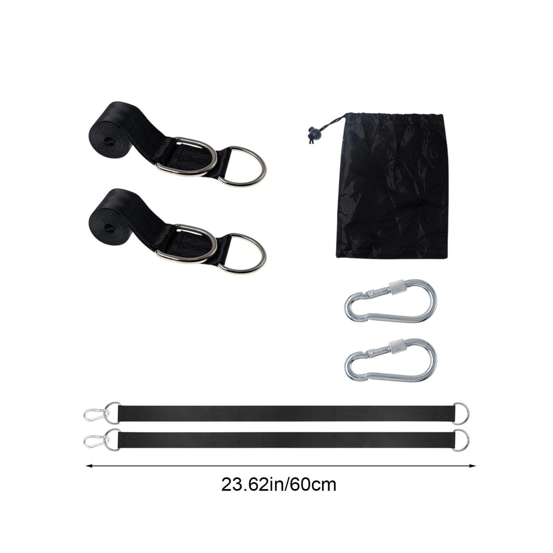 YanYan Outdoor Camping Strap Set, High Strength Polyester Hammock Straps, Adjustable Metal Rings, Easy Setup, Wide & Stable Design, Versatile for Backyard, Hiking, Compact & Portable, 2 Straps
