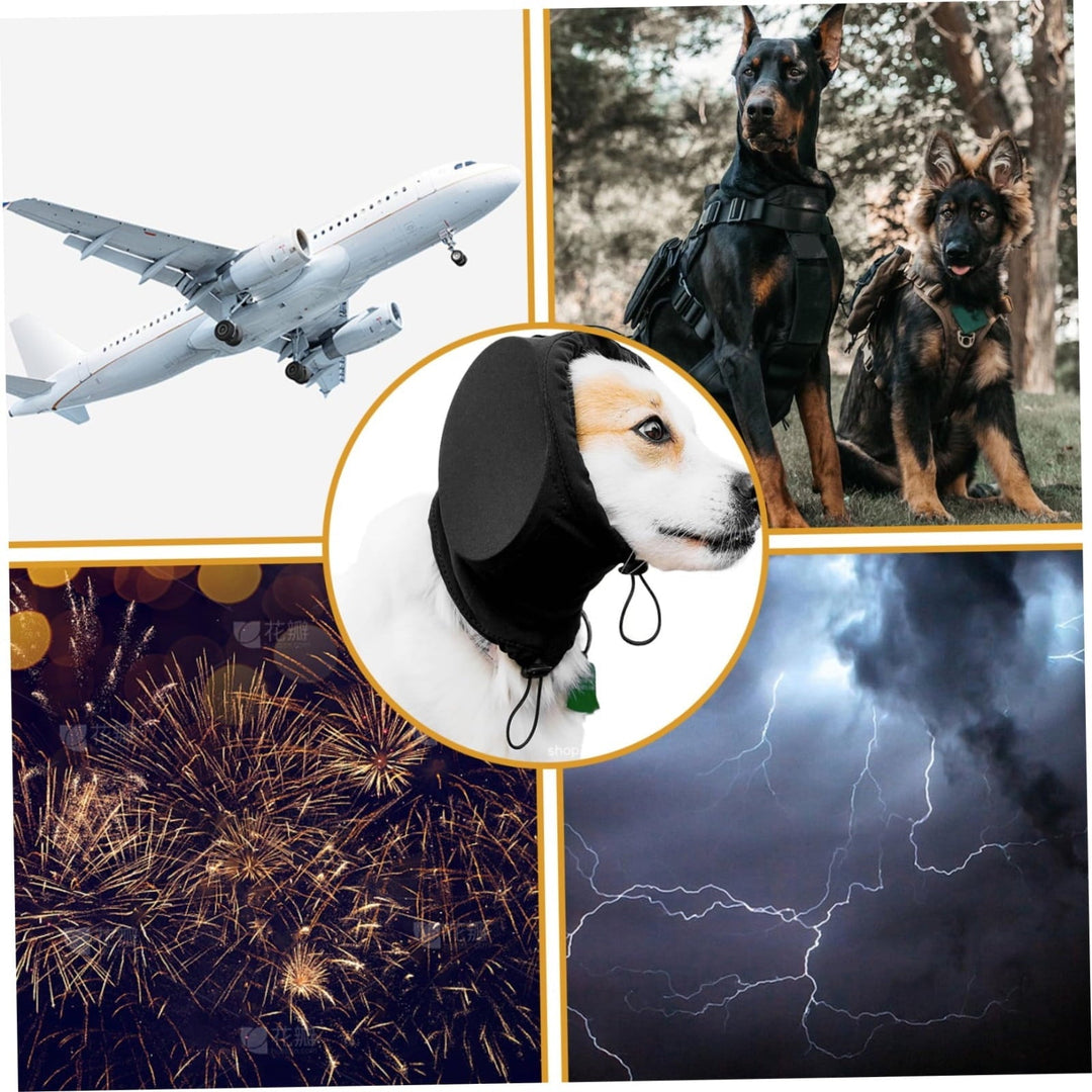 Dog Ear Muffs for Noise Cancelling - Anxiety Relief & Stress Reduction, Adjustable Headband for Thunderstorms Fireworks, Cozy Winter Pet Headphones, Secure Fit for Small Medium Large Dogs