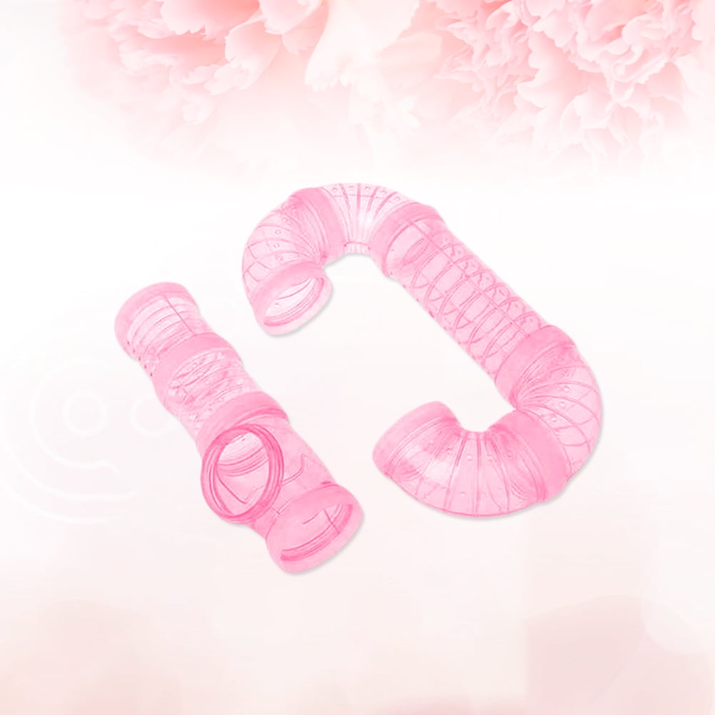 2 Pcs Guinea Pig Accessories Animal Cage Tube Small Pet Toys Animal Toys Pet Toys Hamster Toy Pipe