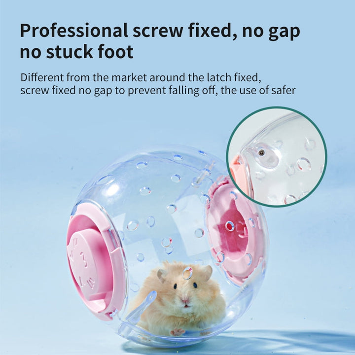 Hamster/Golden Bear Sporting Goods, Crystal Running Ball/Toy/Roller, Transparent, Blue