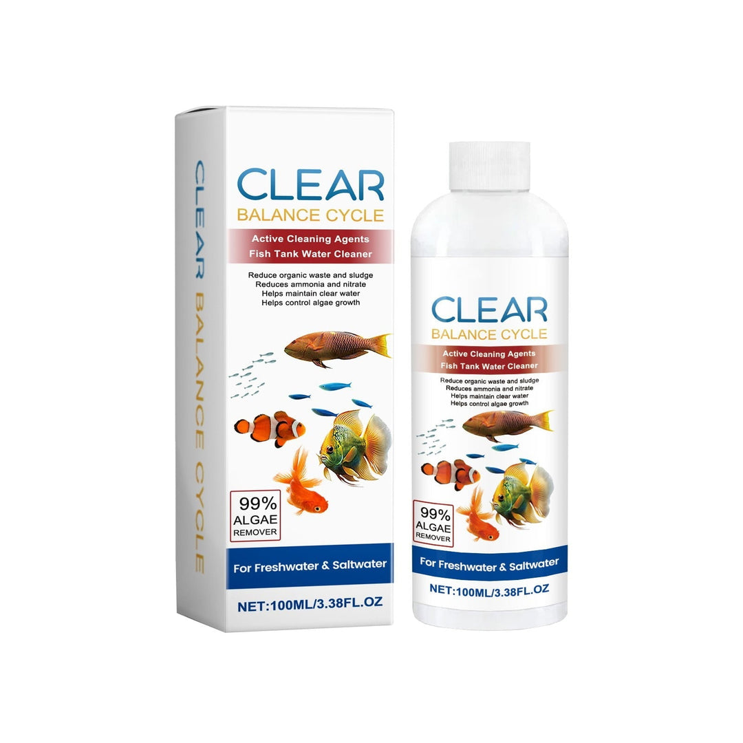 XY Department Store Fish Tank Water Clarifier Cleans Fish Tank Stains And Sludge To Make The Water Clear And Control Growth 100ml