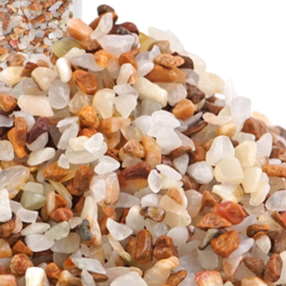 SOPOTUTU Freshwater Aquarium Sand 1Pack Natural Gravel-like Substrate for Fish Tank and Vases