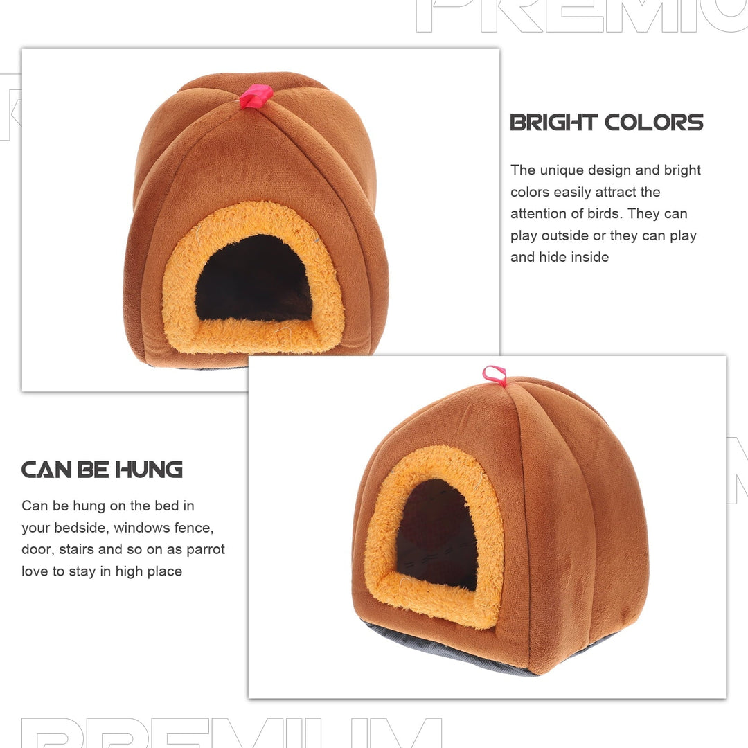 Hekezhi Warm Sleep Rabbits Beds Winter House Pet Resting Sleep Beds for Small Pet