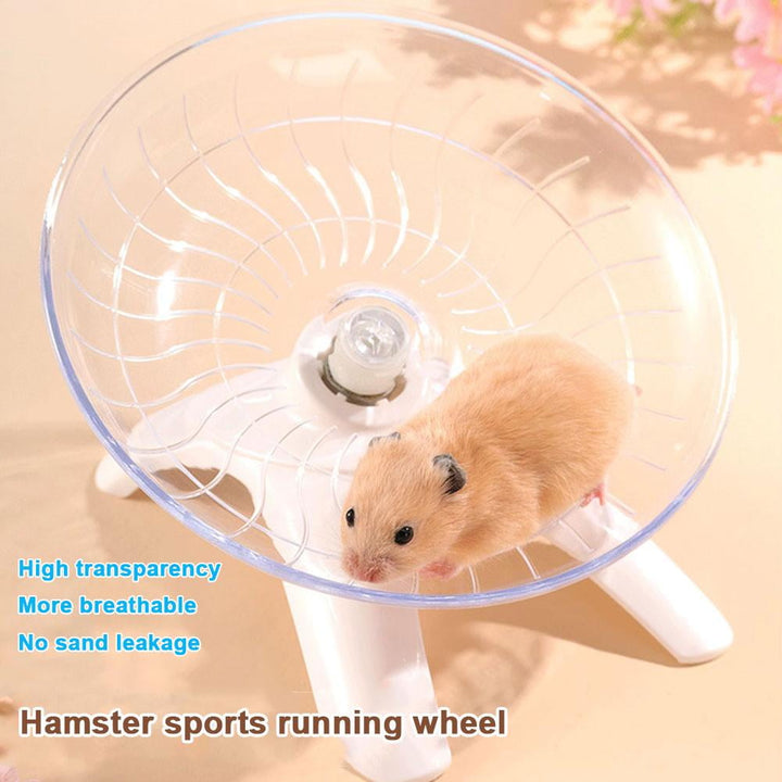 New Running Disc Mice Hamster Rat Flying Saucer Exercise C8K4 Wheel P5K9