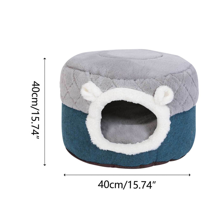 RoamHome Pet Warm House Thick Nests Autumn Winter Pet Nest for Mice Hamster Rabbit Small Animal Cotton Thermal Cage Household Small Animals Cage (Multicolor)