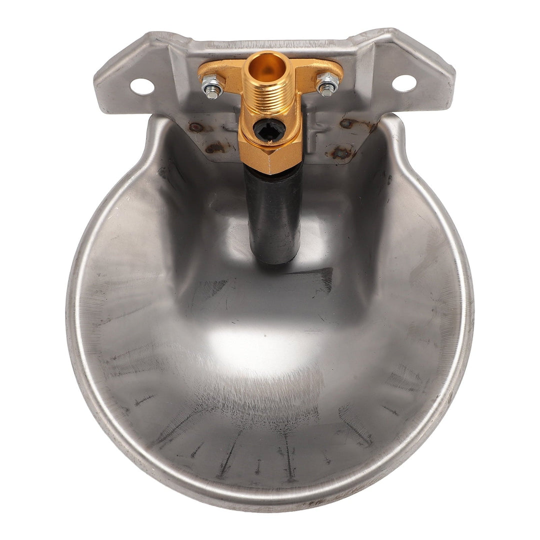 Automatic Cow Drinking Water Bowl, Livestock Water Troughs Smooth Edge Rust Resistant Easy To Clean Stainless Steel With Valve Touch Switch For Farm