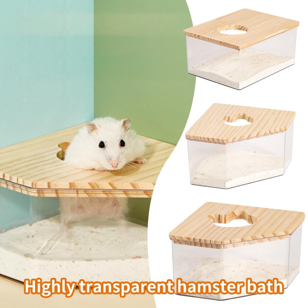 Yiokii Hamster Litter Box Pet Litter Box Potty Plastic Corner For Small Trainer