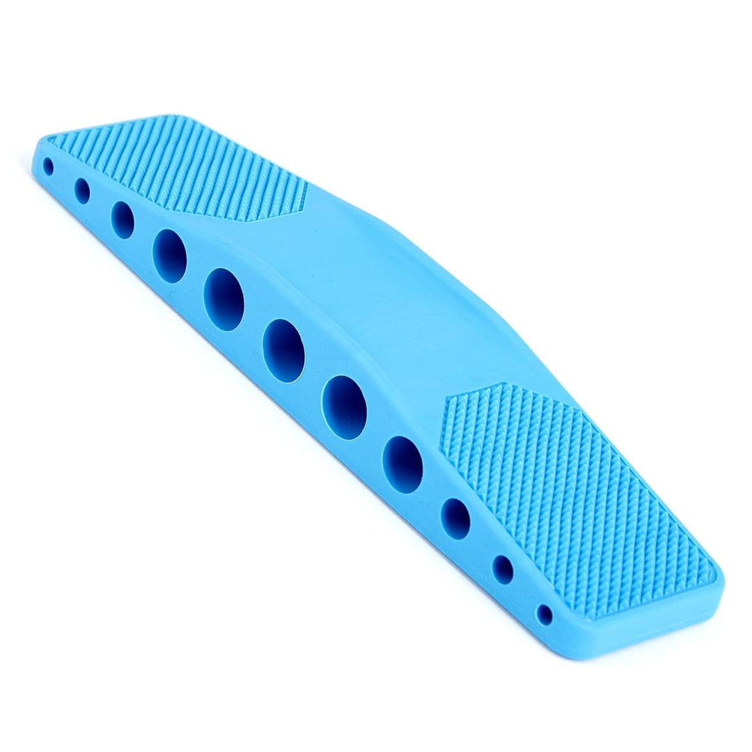 Jeffers Rubber Grooming Brush for Horses, Dogs & Cats, Removes Hair & Dirt, Easy Clean Tool - Light Blue