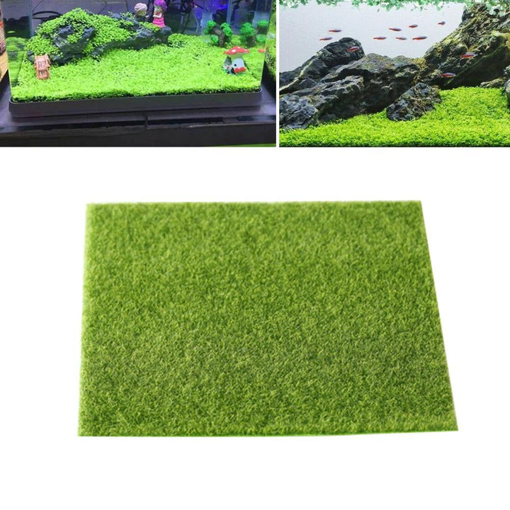 Artificial Fish Tank Plant Landscap Water Aquatic Aquarium 2022 Grass Lawn X9C4