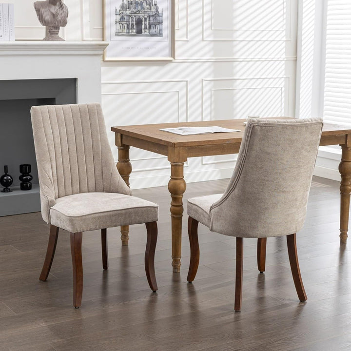 SHAORONG Haerin-SD-00128-LWJ Dining Chairs, 24.6"x19.7"x37.5", Beige