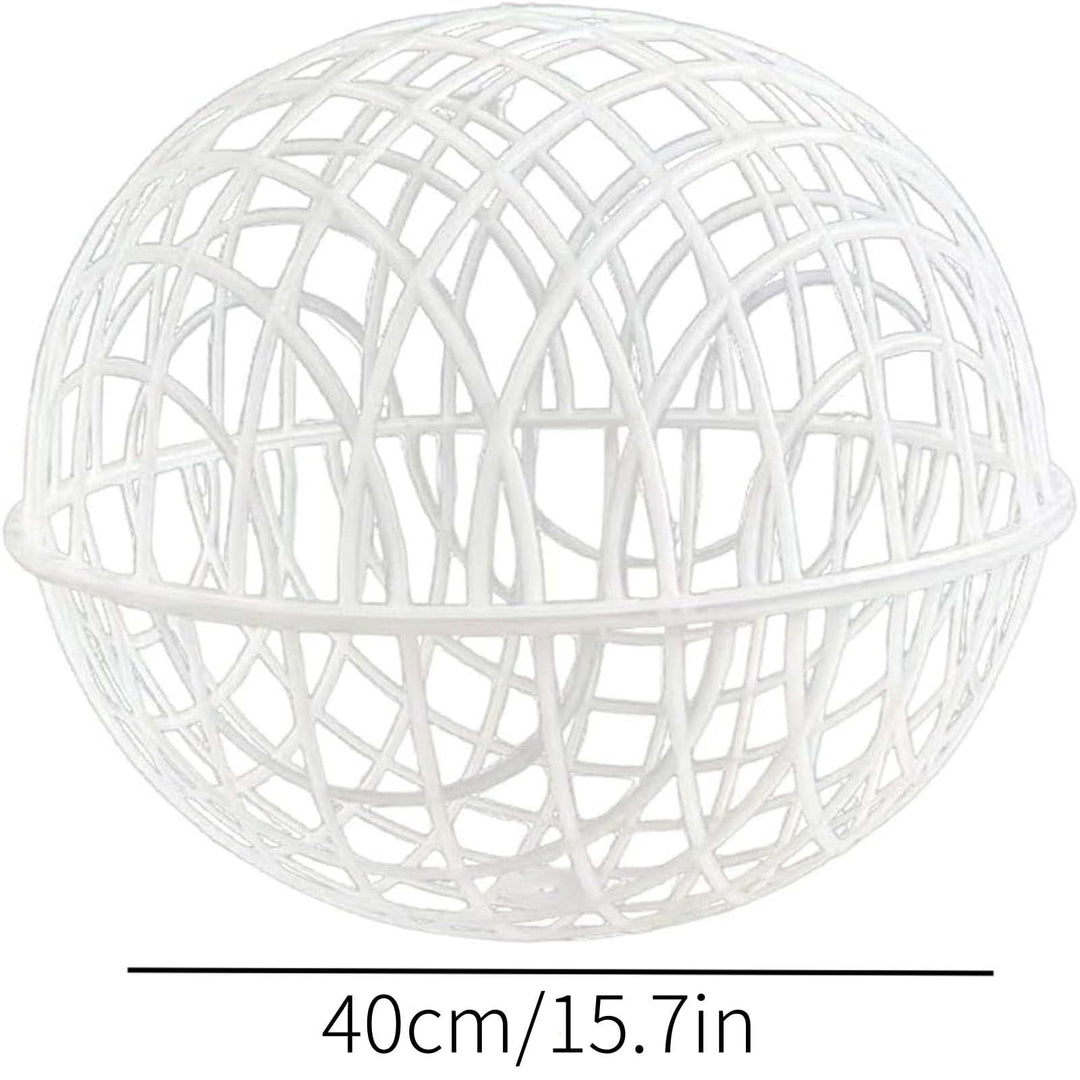 Simple Movable Chicken Ball Cage Rolling Orb Mobile Poultry Enclosure Round for Chicks Rabbits Birds Outdoor Backyard Farms- Prevents Dog Bites Horse Trampling C
