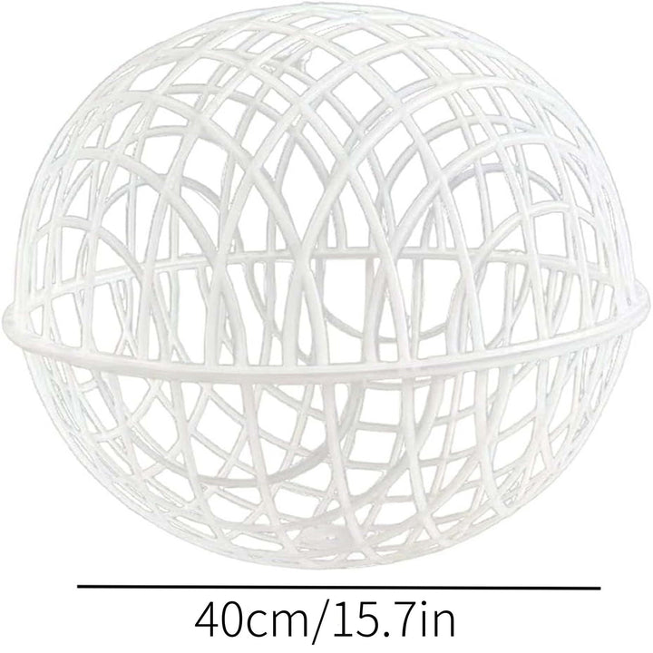 Simple Movable Chicken Ball Cage Rolling Orb Mobile Poultry Enclosure Round for Chicks Rabbits Birds Outdoor Backyard Farms- Prevents Dog Bites Horse Trampling C