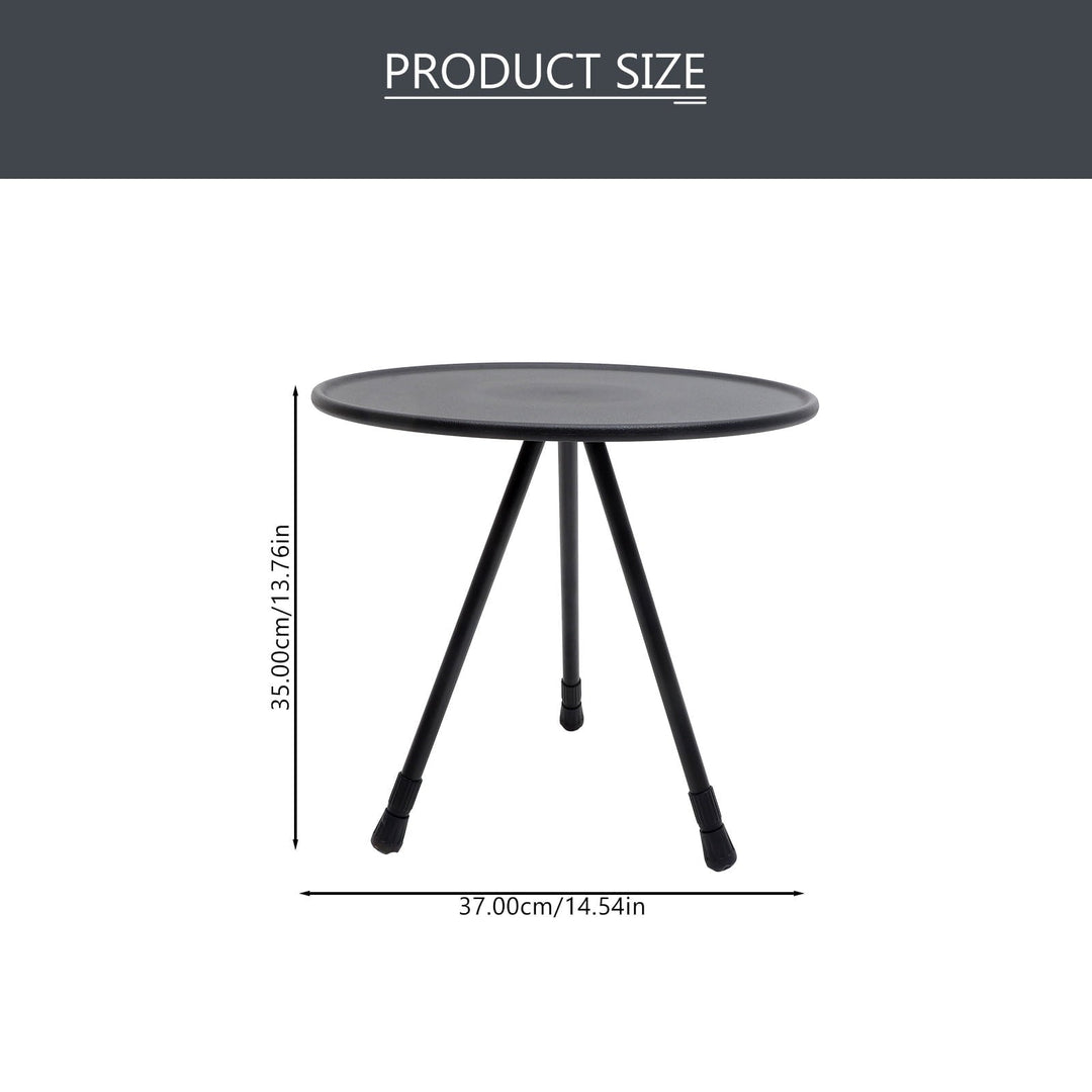 UPOUART Portable Camping Table Folding Stainless Steel Portable Friends Fishing 1Set