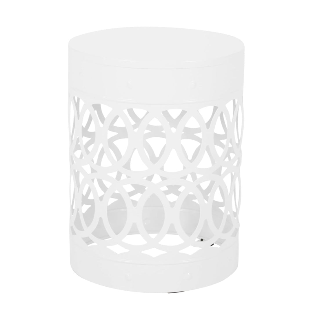 DIANJIE Outdoor Metal end Table Large