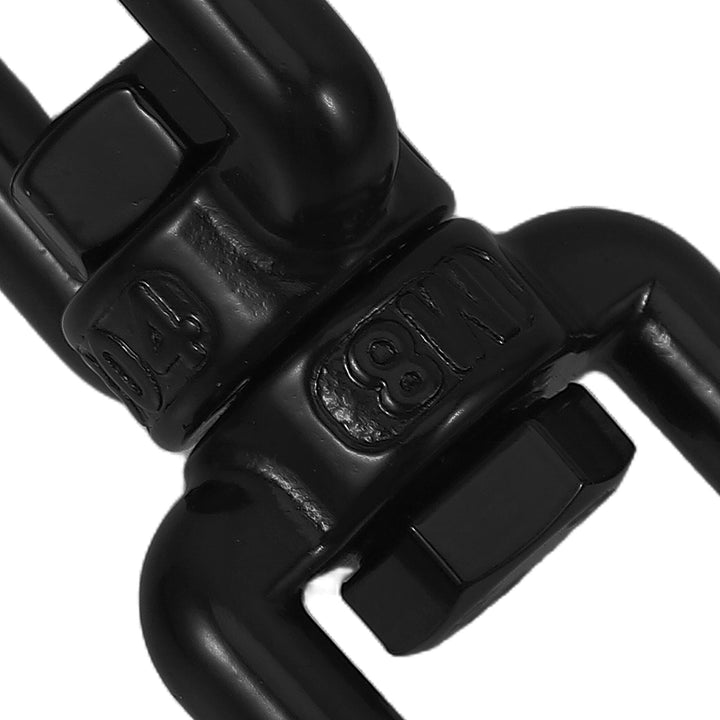 NICEXMAS Swivel Eye Hook Black For Porch Swing Chain Heavy Duty 1Pcs