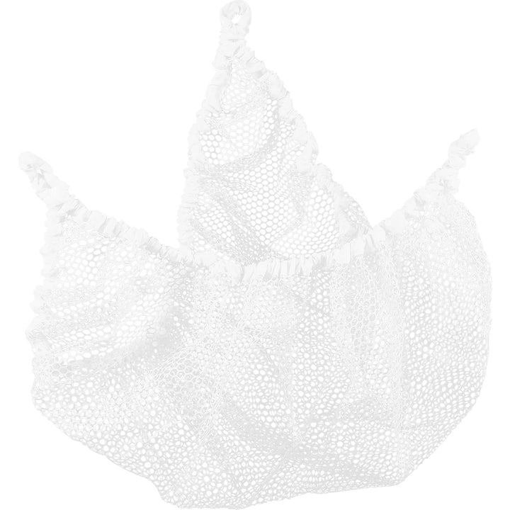 CIMAXIC Toy Net Holder Stuffed Animal Hammock Toy White Polyester 1Pcs 59X39In