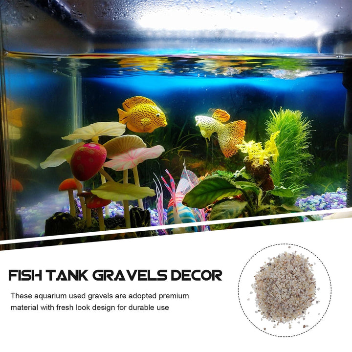 PTOOTP 1 Set Aquarium Substrate Natural Polished for Soil Moisture Retention
