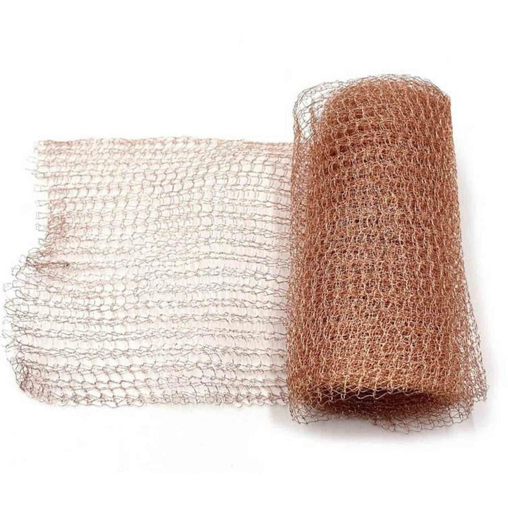 yilyih Copper Mesh,Water- and Rust Proof Copper Mesh Roll,Layer Knit Copper Wire Mesh,Slug Repellent Copper Meshfor Mice Rat Rodent Repellent Suitable for Blocking Holes in Gardens and Houses
