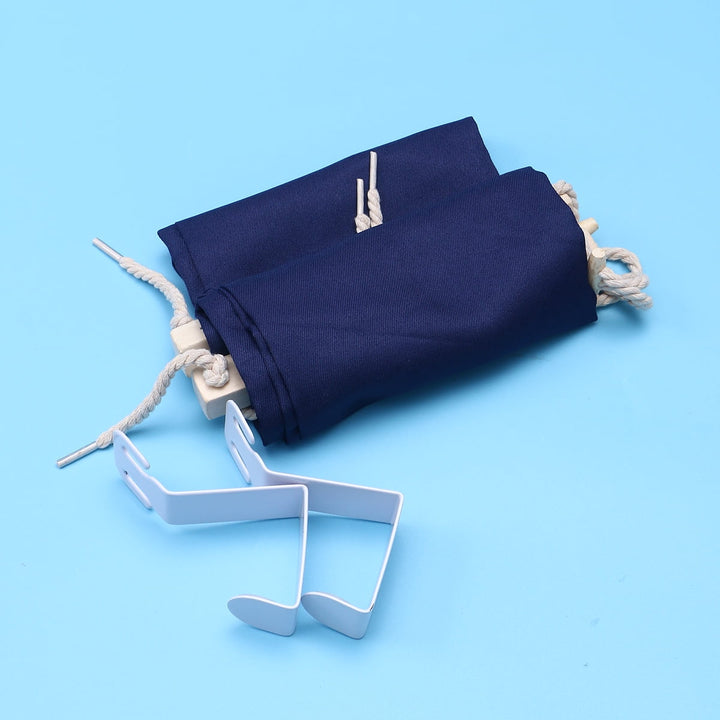 Worgeous 3Pack Dark Blue Foot Hammock for Under Desk 11.8x6.7x0.4in