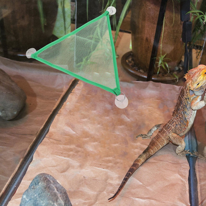 RENACLIPY Pet Hammock for Cage Good Air Permeability Green 2Pcs