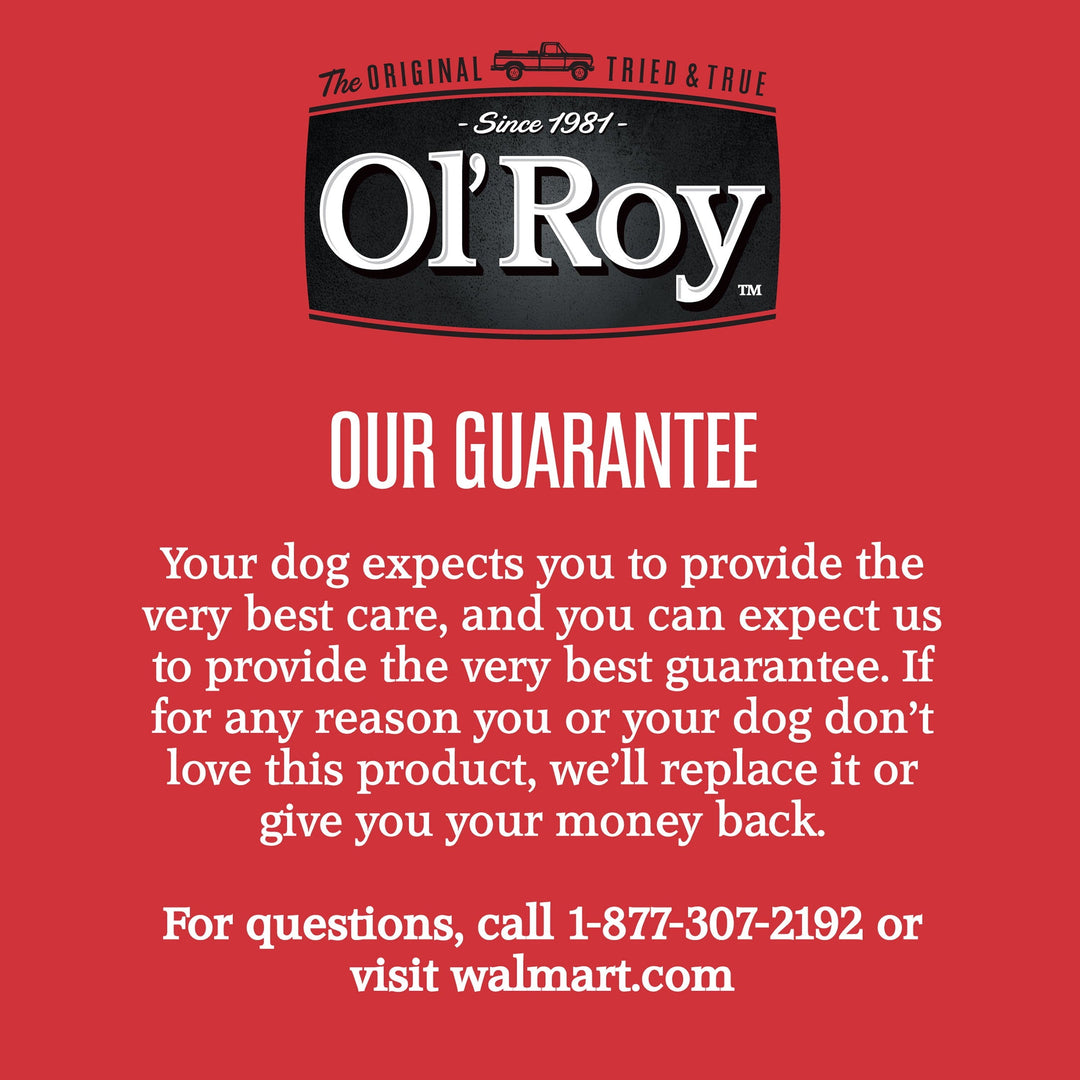 Ol' Roy Semi Moist Steak Flavor Dog Food, 4.5 lb, 12 Pouches