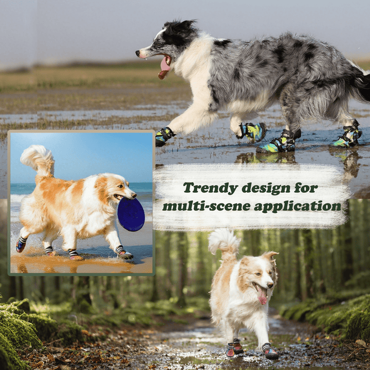 Furmate Dog Shoes for Smal Medium Large Dogs