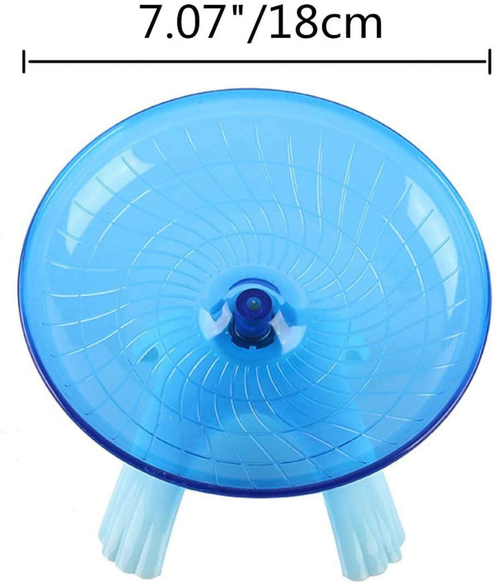 Hamster Flying Saucer Silent Running Exercise Wheel for Gerbil Rat Mouse Hedgehog Small Animals