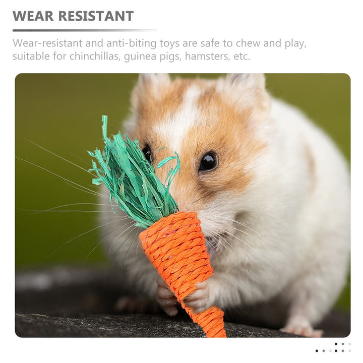 Sold 12Pcs Rabbit Chew Toys Cage Accessories Small Animals Chewing Toys for Bunny Chinchilla