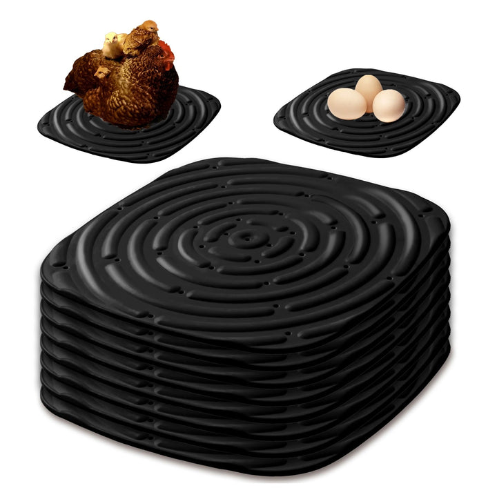 Chicken Nesting Box Pads for Laying Eggs 8-Pack Washable Nest Box Liners Reusable Chicken Coop Nesting Mats Soft Sponge Hen Laying Pads Chicken Coop Accessories