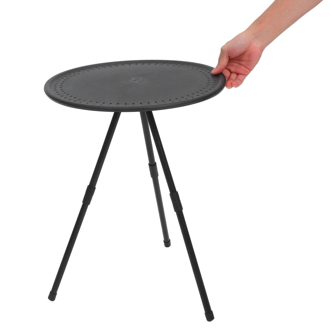 IDEANATEGRATE 1Pack Compact Hiking Table 19.3In Height Adjustable Range for Home Use and Picnics