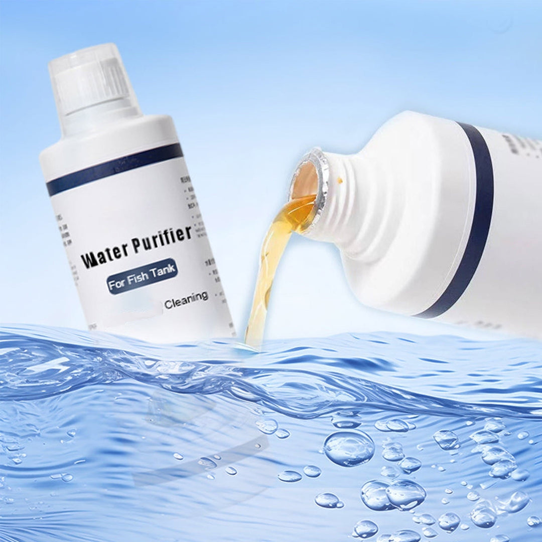 Fish Tank Water Purifier Fish Water Purifier Cleaning Agent Water Purifier Water Quality Purifier Clarifying Agent Flocculant 150ml