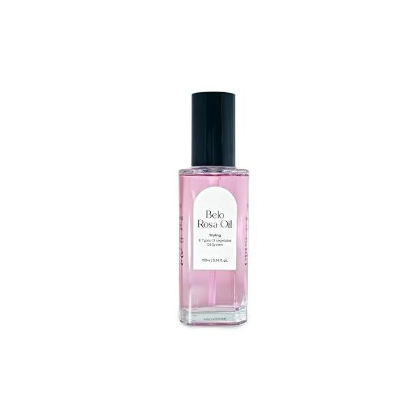 Obsidian Belo Rosa Hair Oil - 3.38 fl. oz. | Lightweight Botanical Blend for Smooth, Shiny Rose Scent