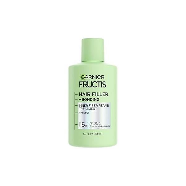 Garnier Fructis Hair Filler Bonding Inner Fiber Rinse Out Pre Shampoo Treatment With Bond Repair Complex, 10.1 Fl Oz, 1 Count